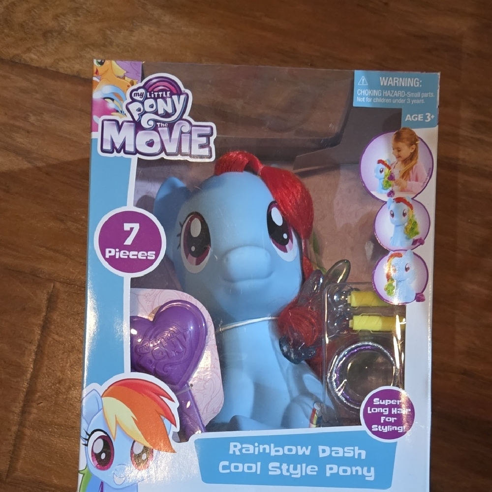 My Little Pony Rainbow Dash Cool Style Pony - Blue and Red